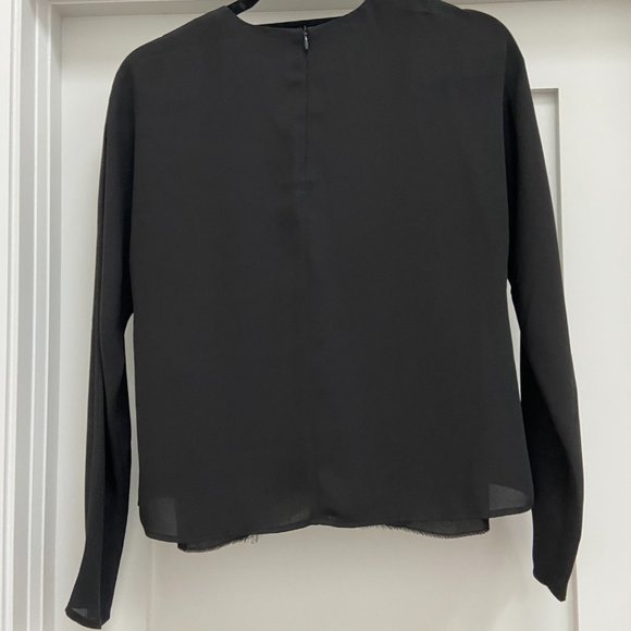 Aritzia - Babaton Arturo Blouse Top - Black - Small - Picture 6 of 6